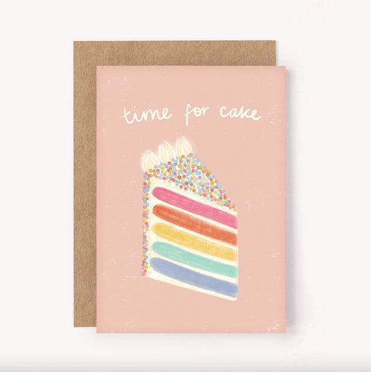 Card - Time For Cake Birthday