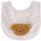 Sherpa Bear Bib - Caramel