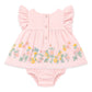 Pia Emb. Overlay Bodysuit - Petal Pink