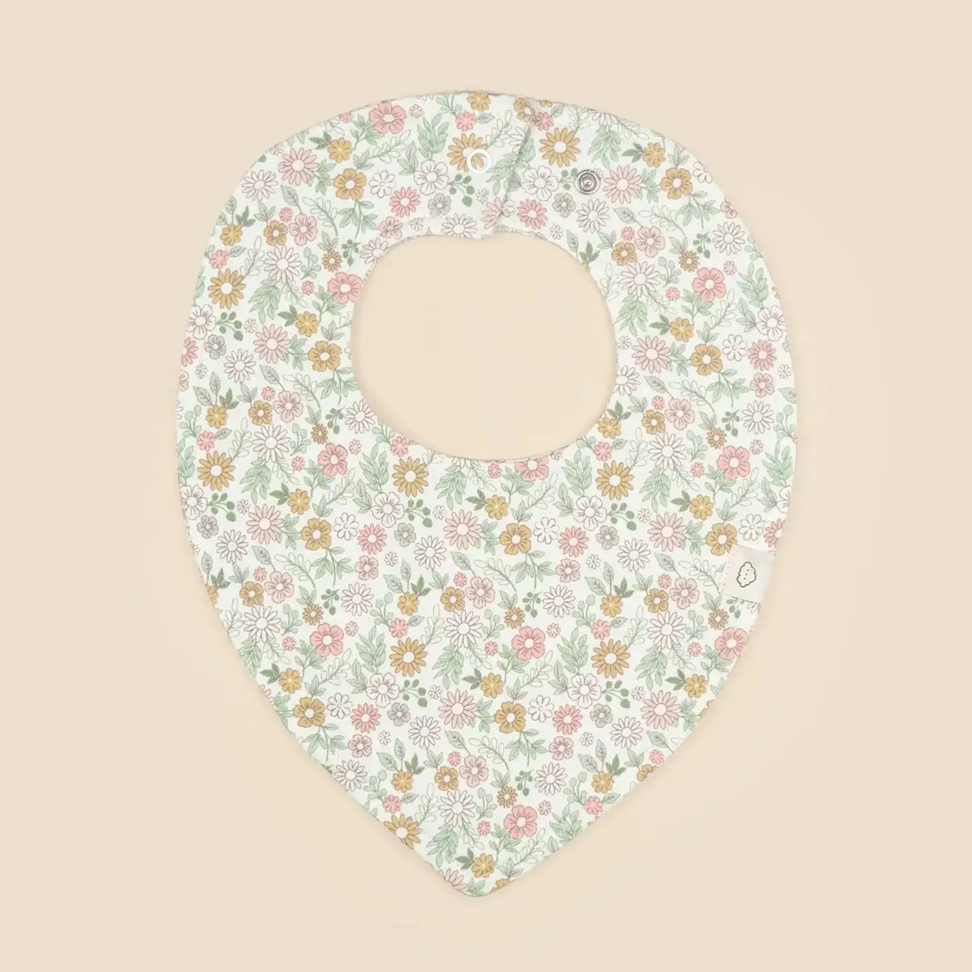 Organic Cotton Bib - Daisies