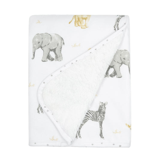 Sherpa Baby Blanket -Savanna Babies