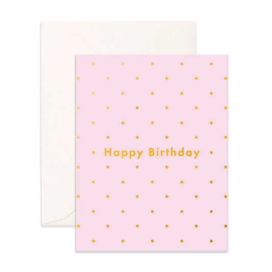 Card - Birthday Lilac Dots