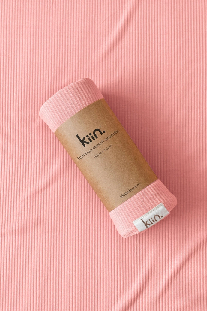 Bamboo Stretch Swaddle - Peony