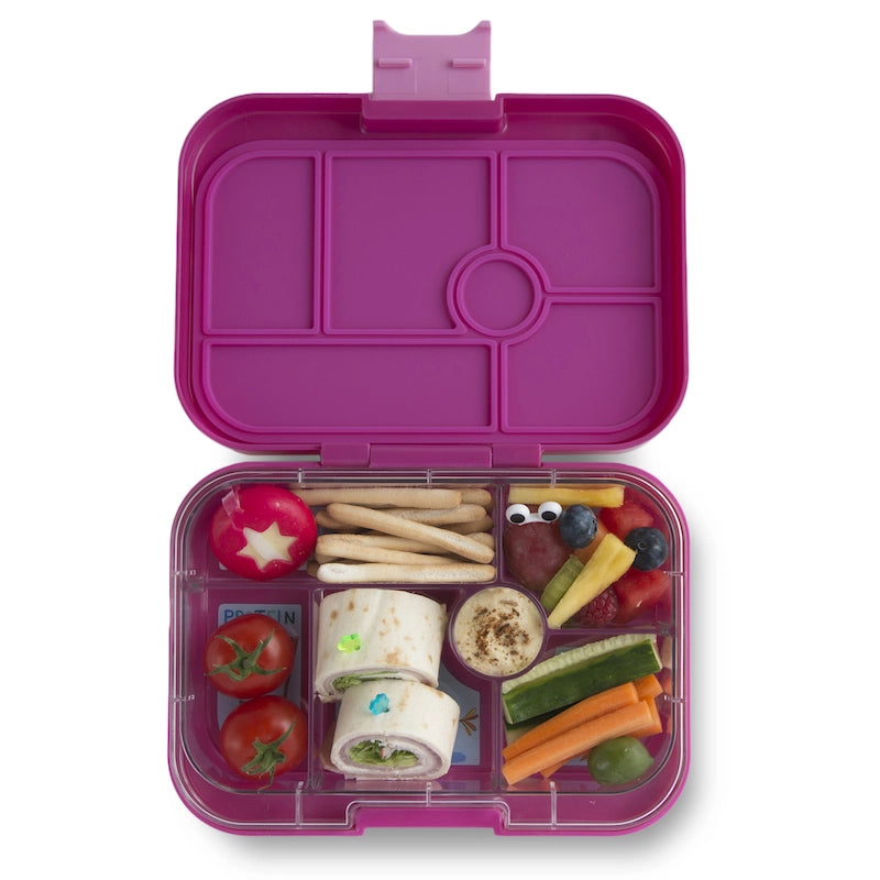 Yumbox Original 6 Compartment Bento Box - Purple - Mermaid