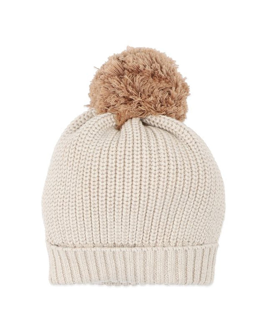 Otto Knitted Beanie - Oat
