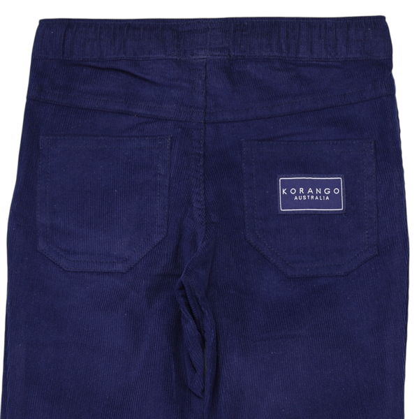 Corduroy Pant (Tie Waist) - Navy