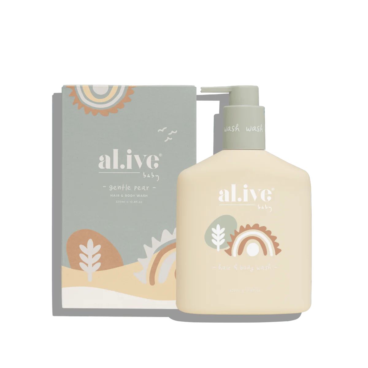 Al.ive Gentle Pear Baby Hair & Body Wash