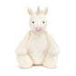 Bashful Unicorn Cream - Giant 108cm