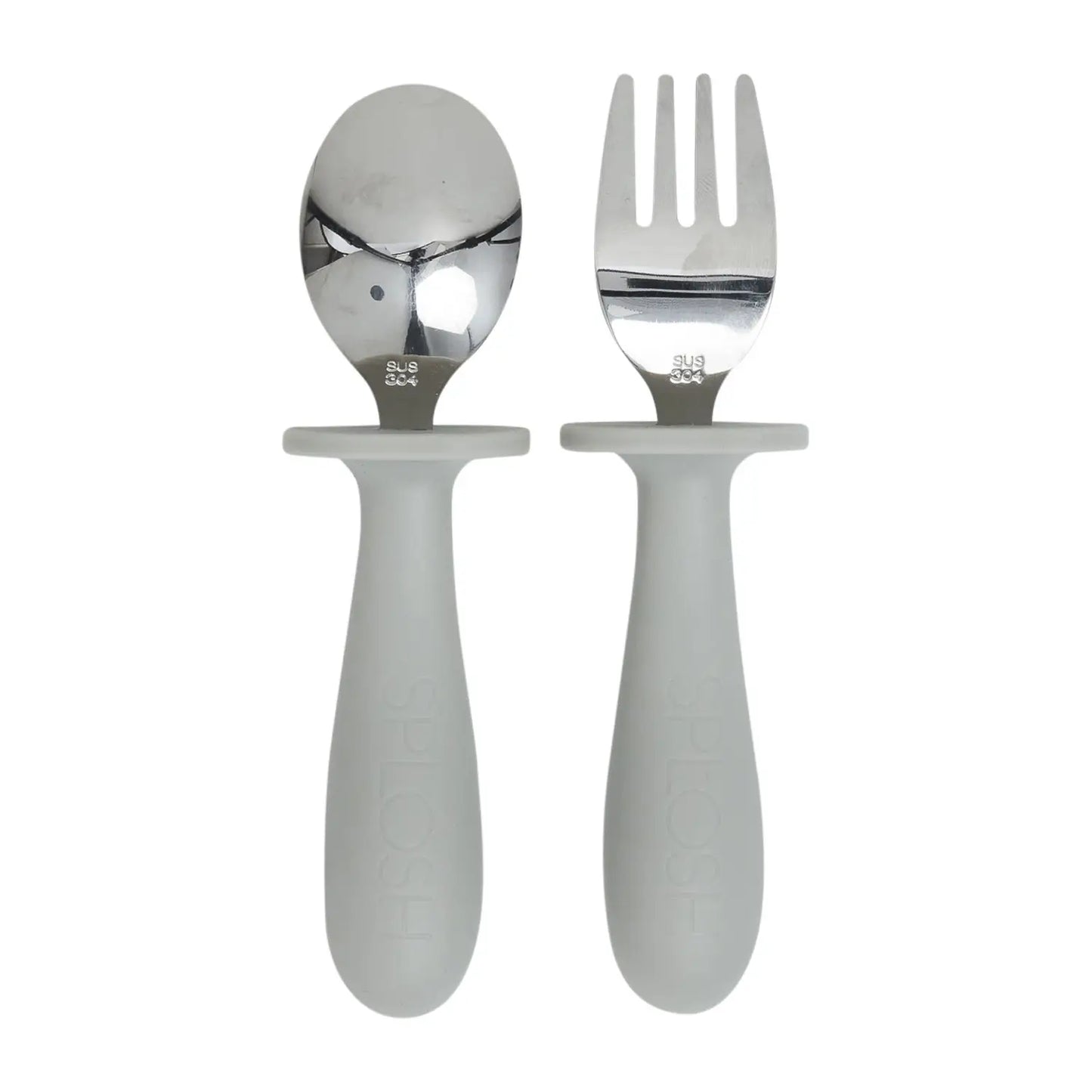 Baby Elephant Silicone Cutlery Set