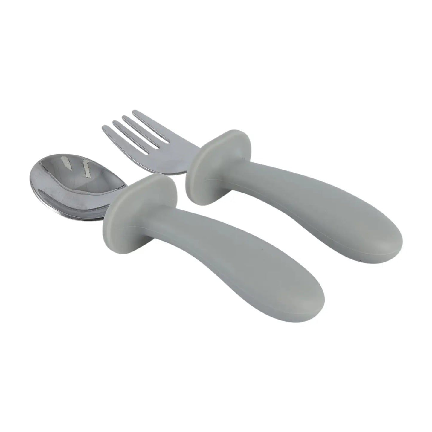 Baby Elephant Silicone Cutlery Set