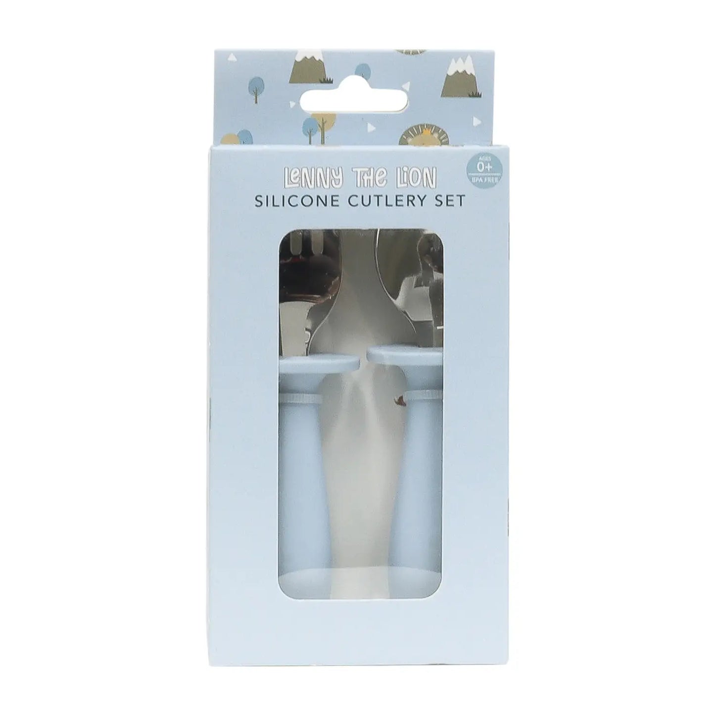 Baby Lion Silicone Cutlery Set