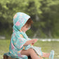 Toshi Hooded Towel - Waratah Mint