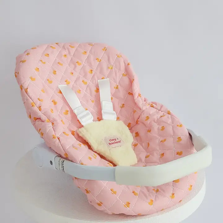 Dolls Car Seat Capsule - Pink Ducky