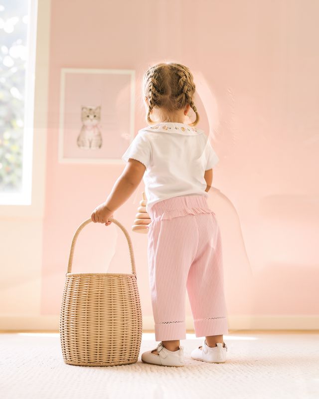 Willa Musk Pink Stripe Pants
