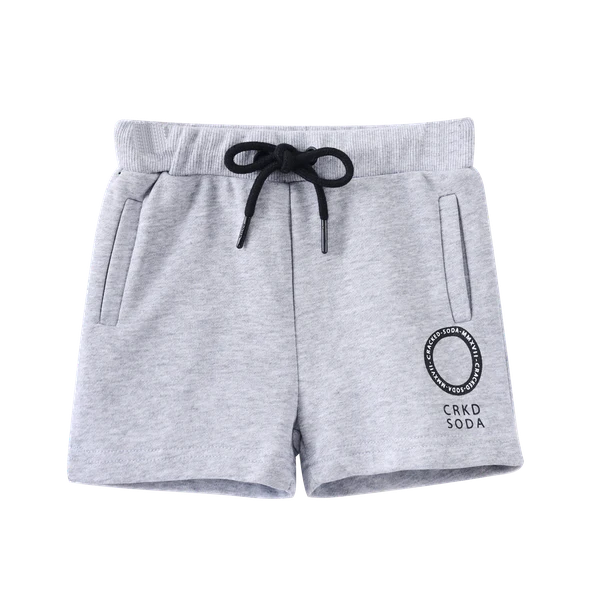 Brock Detailed Shorts - Grey