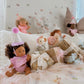 Dolls Lilac Birthday Cupcake Bib & Diaper Set - Fits 34-38cm