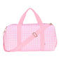 Weekend/Sport Duffle Bag - Pink Gingham