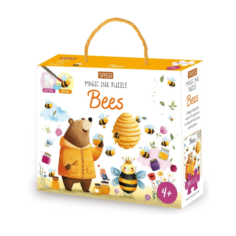 Magic Water Puzzle & Book Set - Bees