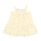 Pia All Over Embroidery Dress - Lemon