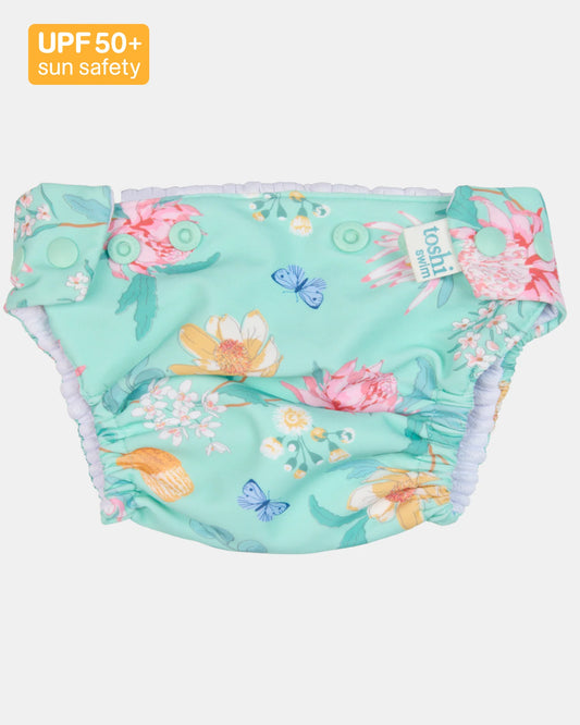Toshi Swim Nappy - Waratah Mint