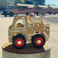 Wooden Zoo Truck Toy with Animal Figurines
