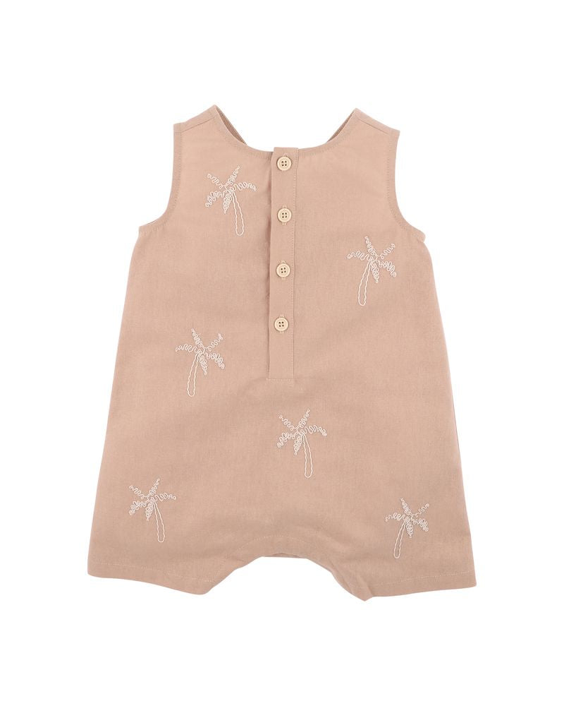 Max Palm Tree Romper - Taupe