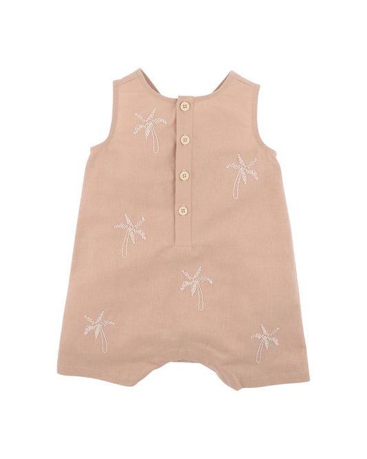 Max Palm Tree Romper - Taupe