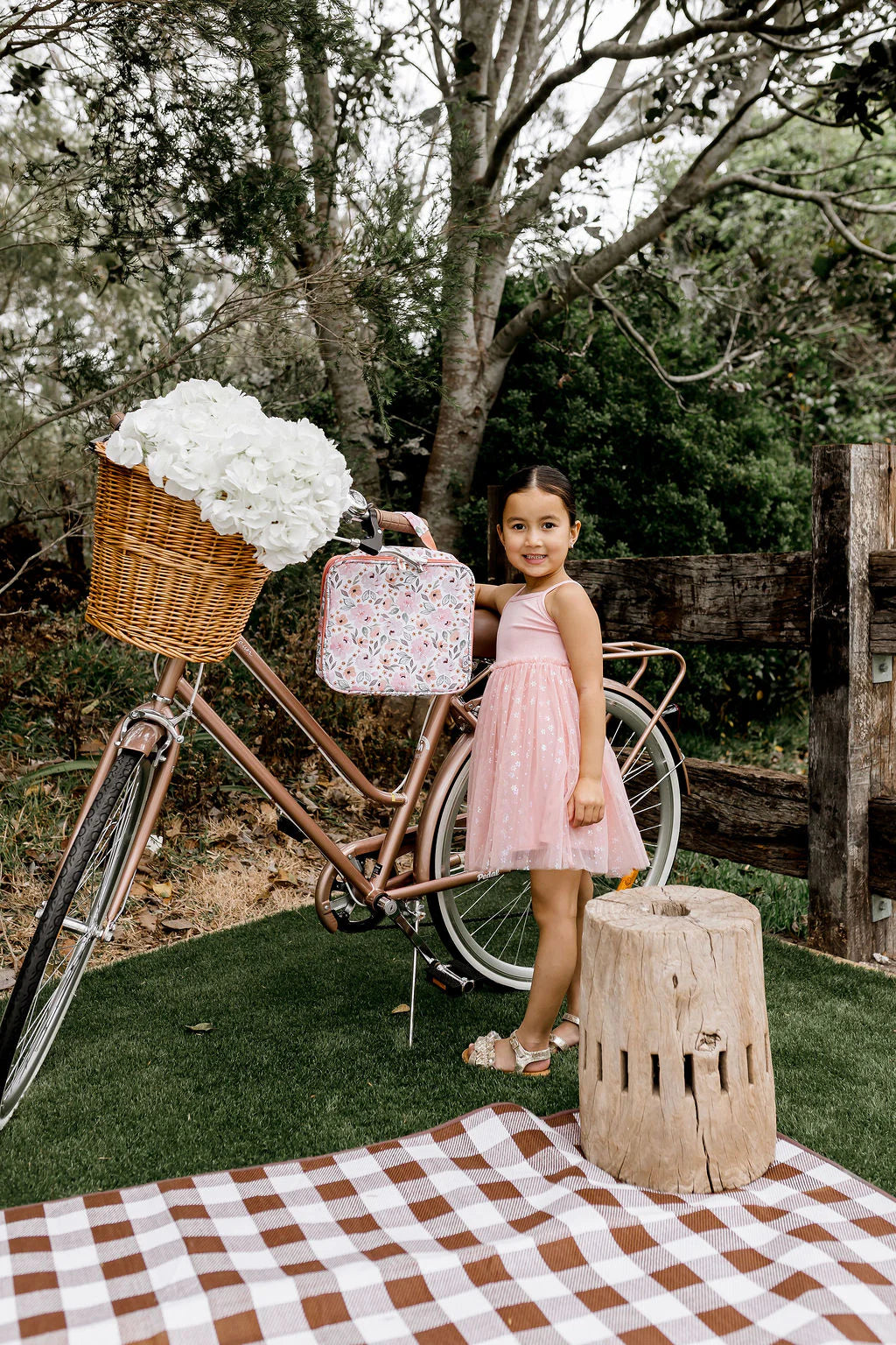Insulated Lunch Bag - Peach Blossom