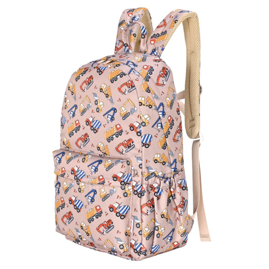 Junior Kindy/School Backpack (Extra Deep) - Construction Crew