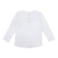 Essential Henley Tee - White
