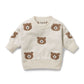Knitted Jacquard Jumper - Beary cute