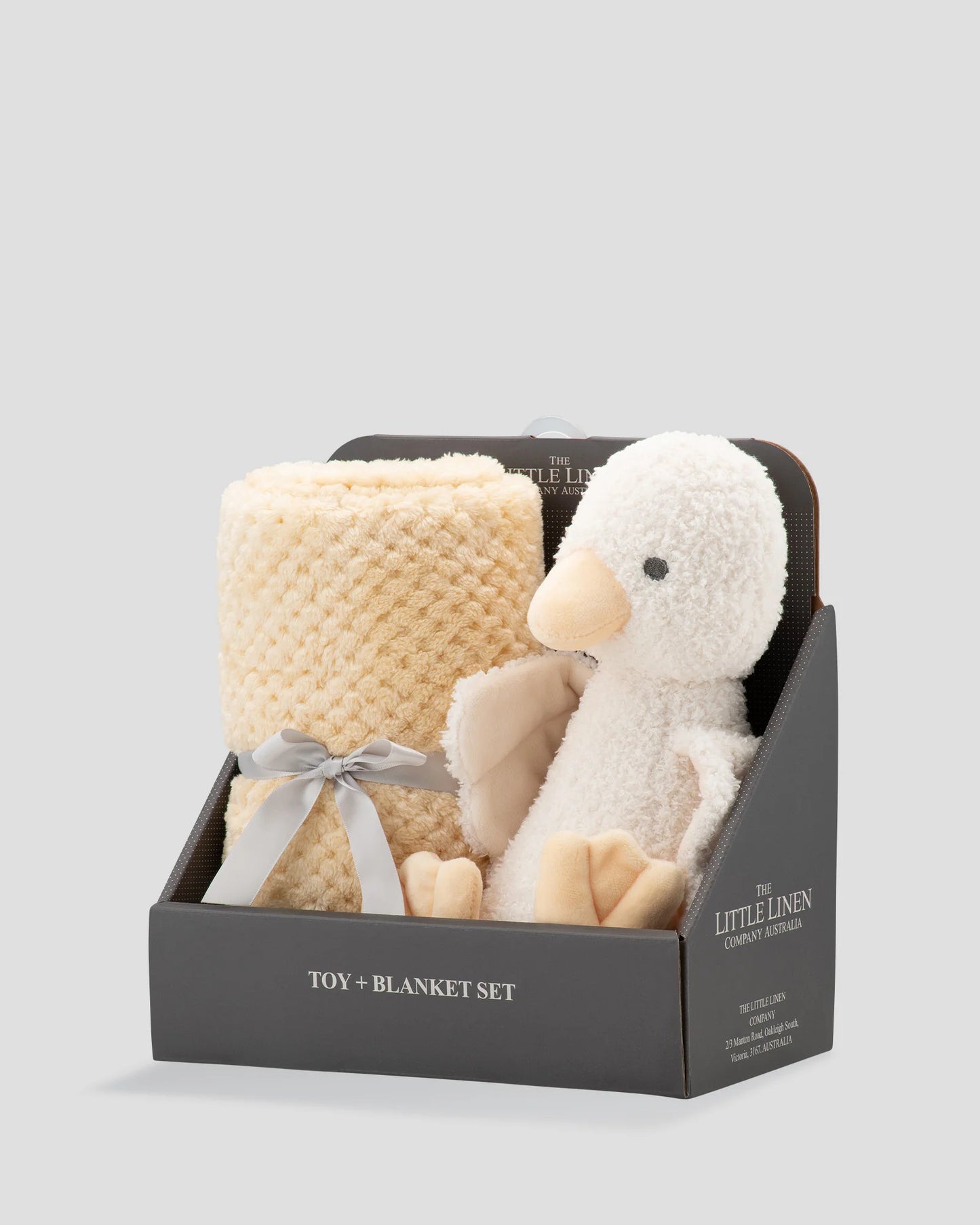 Soft Plush Toy & Blanket - Fuzzy Duck