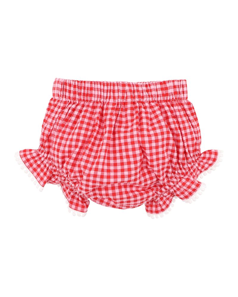 Sundae Bloomers - Pink/Red Gingham