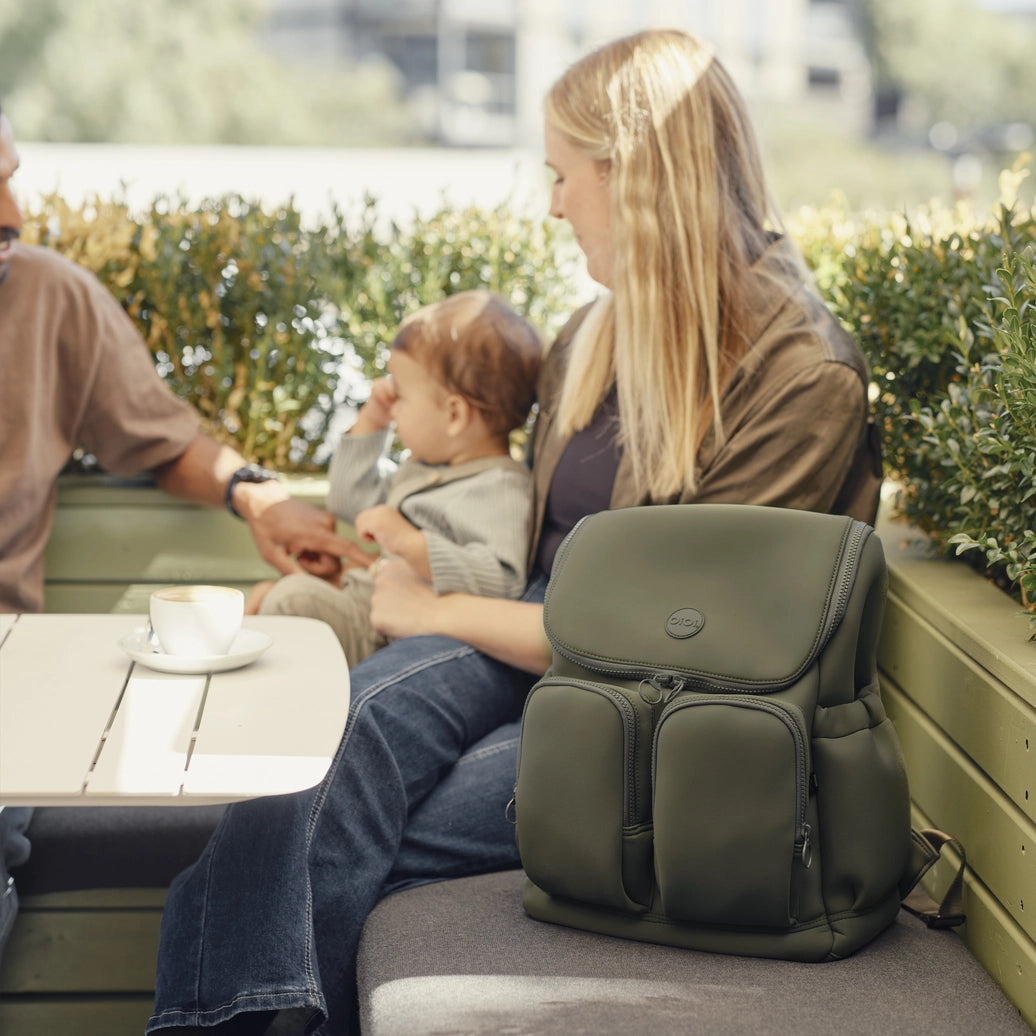 Signature Nappy Backpack - Sage Neoprene