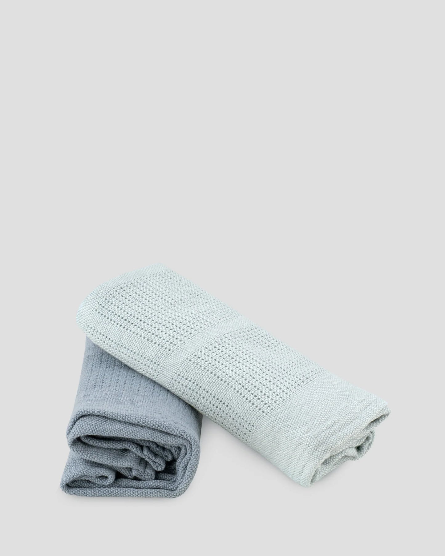 Baby Cellular Blanket 2Pk - Retro Blue