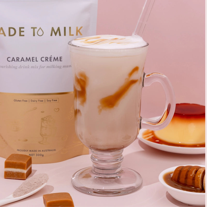 Caramel Creme Lactation Drink - Gf, Df, Sf