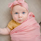 Bamboo Stretch Swaddle - Peony