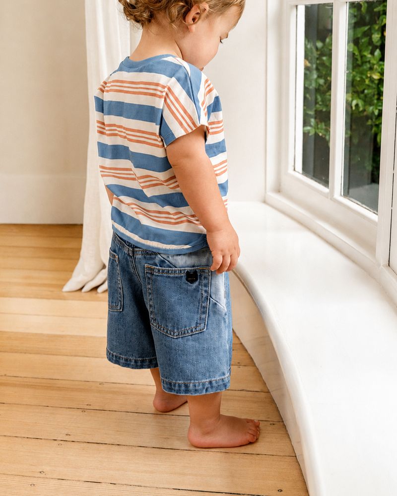 Fox Denim Shorts - Indigo