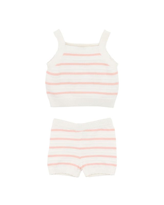Knitted 2Pce Set - Taylor Stripe