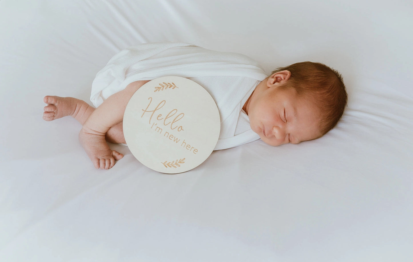 Announcement Plaque/Keepsake (Double Sided)