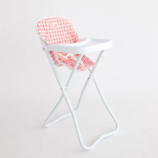 Tiny Harlow High Chair - Pink Gingham