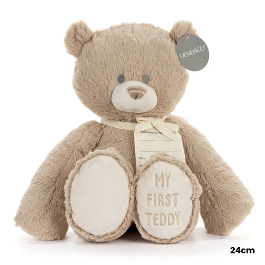 Demdaco My First Teddy - Tan 24cm