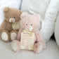 Demdaco My First Teddy -  Pink 24cm