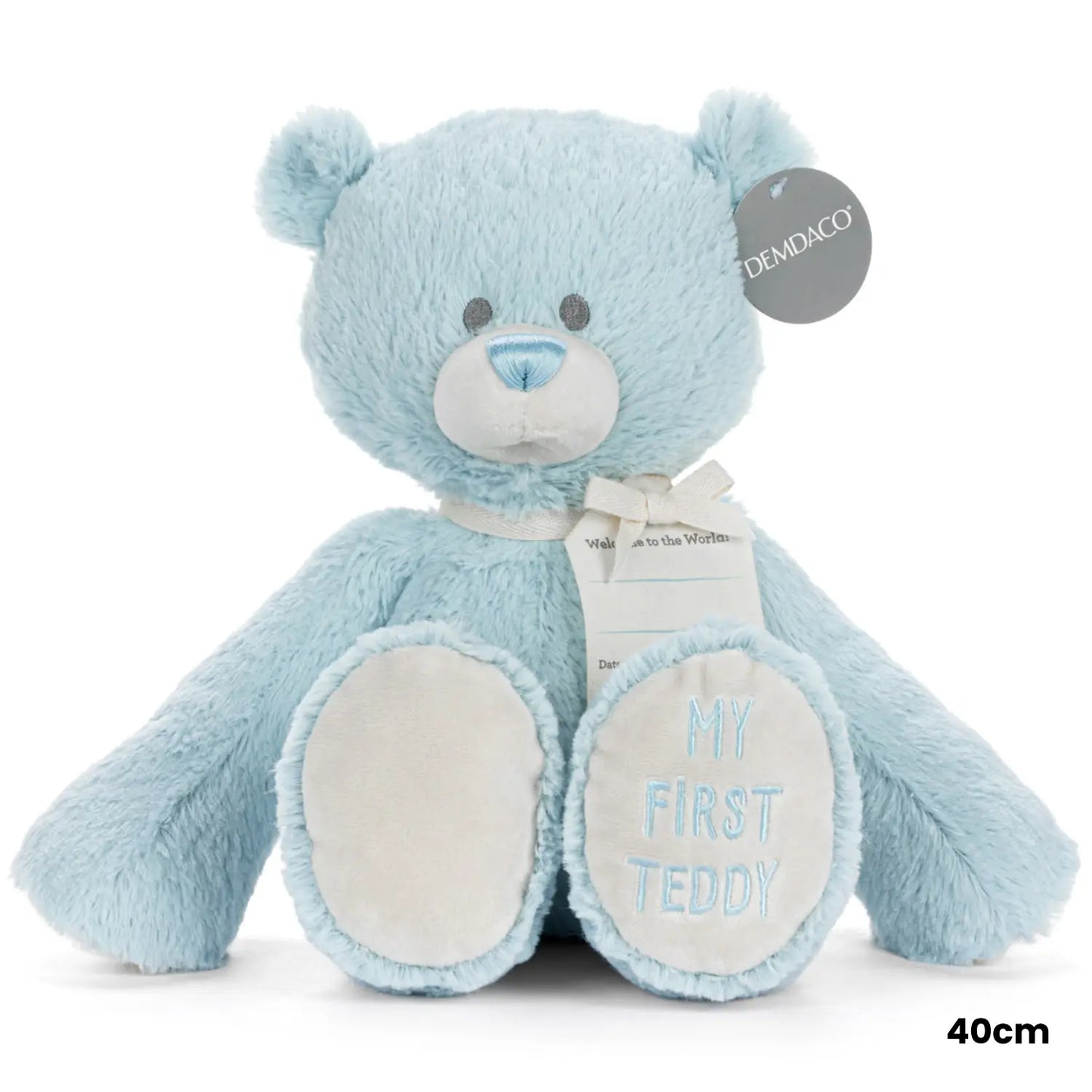 Demdaco My First Teddy - Blue 40cm