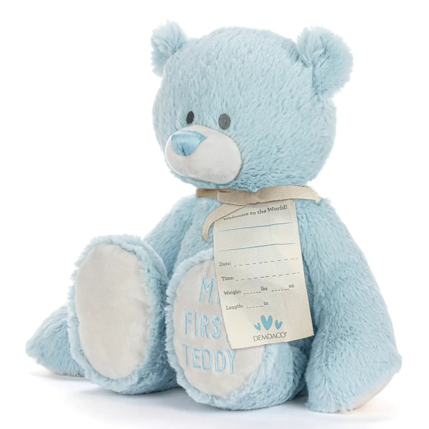 Demdaco My First Teddy - Blue 40cm