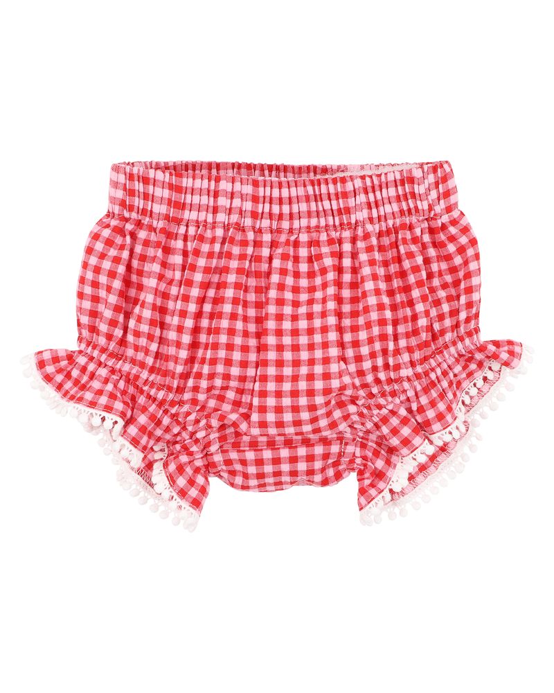 Sundae Bloomers - Pink/Red Gingham