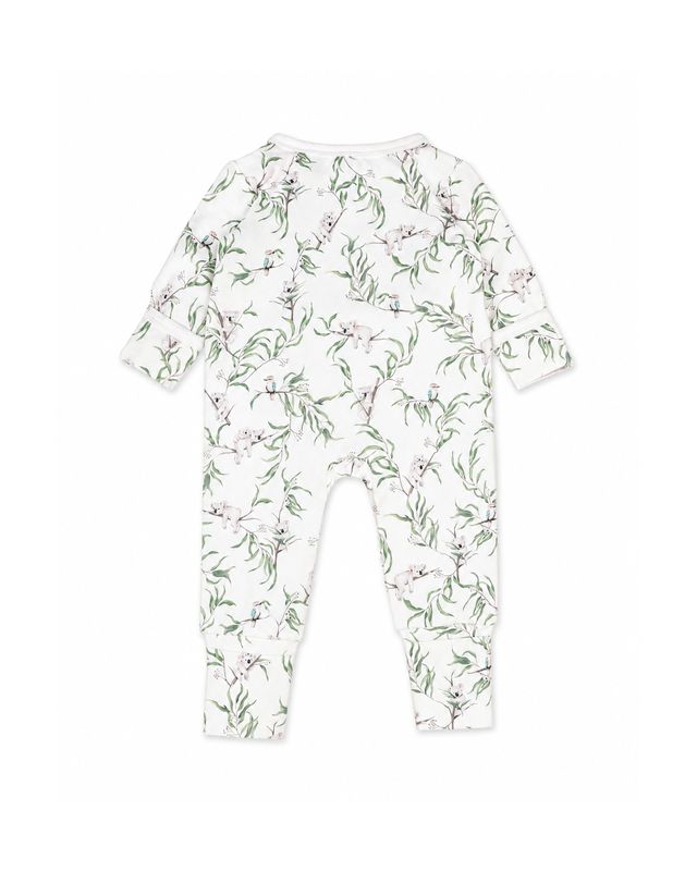 Taylor L/S Koala Zipsuit - Taylor Print