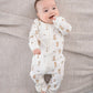 Organic Cotton Growsuit - Bear & Bunny
