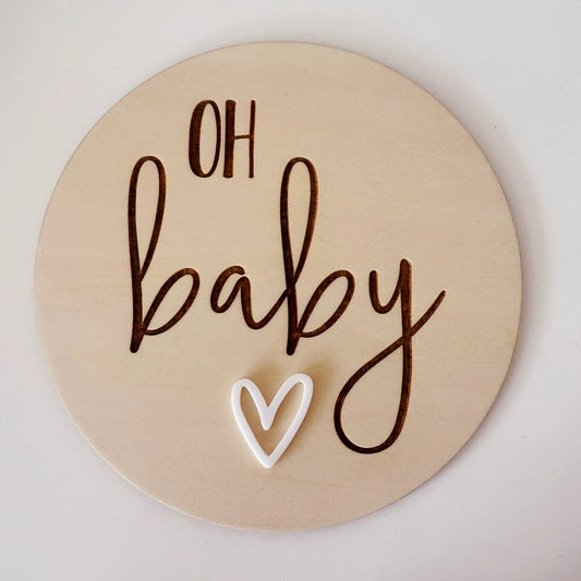 Oh Baby Heart Disc