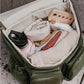 Signature Nappy Backpack - Olive Vegan Leather